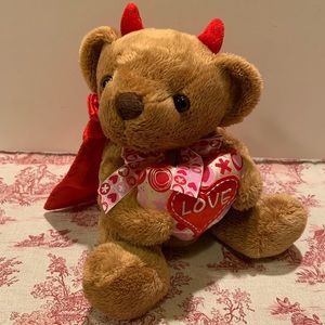 VALENTINE’S DEVIL TEDDY BEAR.